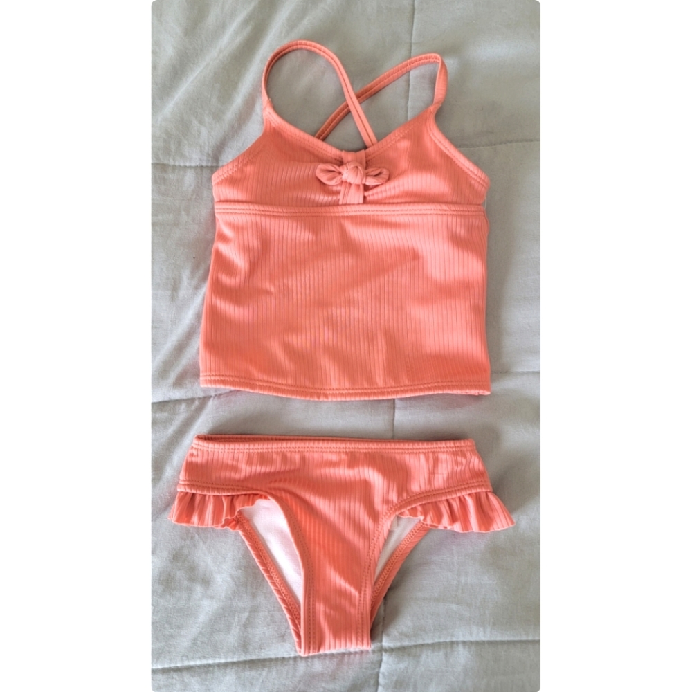 Little Girl Coral Reef 2-piece Swimwear